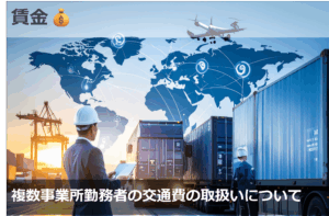 複数事業所勤務者の交通費の取扱いについて