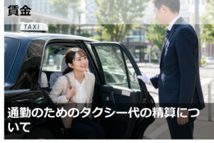 通勤のためのタクシー代の精算について