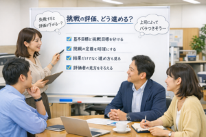 挑戦評価と納得感