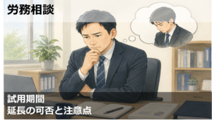 試用期間延長の可否と注意点