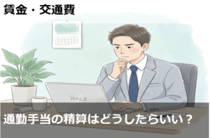 通勤手当の精算方法は？