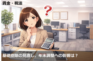 基礎控除の見直し、年末調整への影響は？
