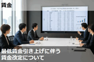 最低賃金引き上げに伴う賃金改定について